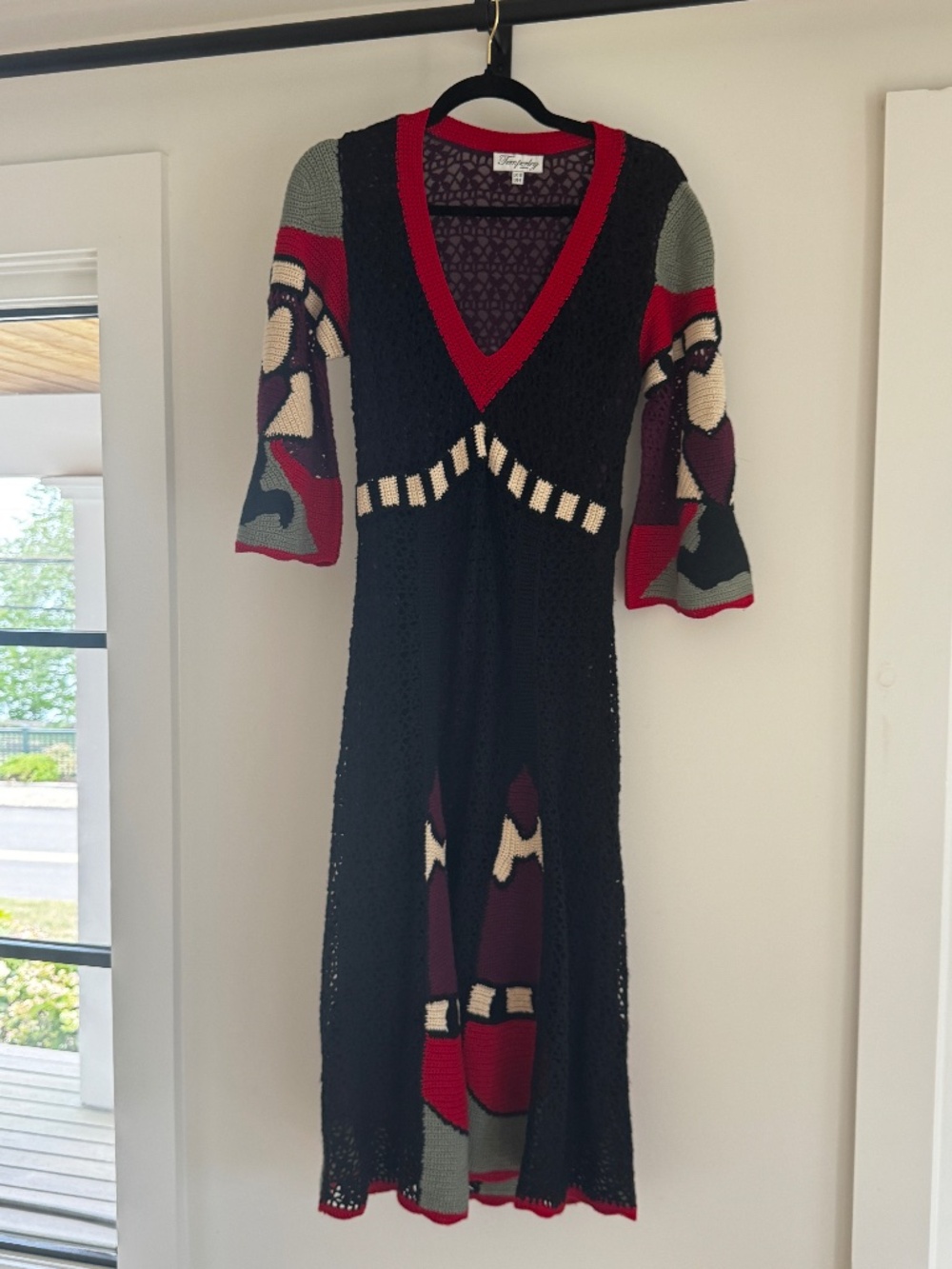 Temperley London Crochet Midi Dress